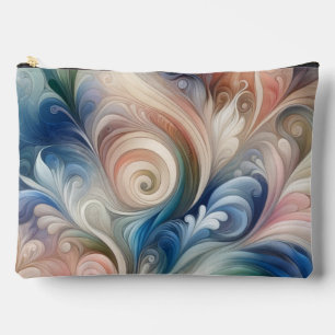 Watercolor Fantasy Floral Romantisches Muster Zubehörtasche
