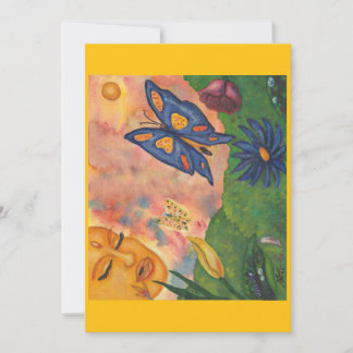 watercolor fantasy illustration woman goddess life einladung