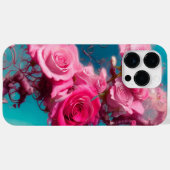 WATERCOLOR FANTASY PINK ROSES Case-Mate iPhone HÜLLE (Rückseite (Horizontal))