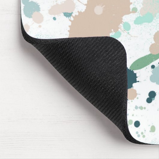 Watercolor-Farben-Spritzer Mousepad (Ecke)