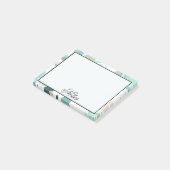 Watercolor-Farben-Spritzer Post-it Klebezettel (angewinkelt)