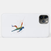 watercolor fencing Case-Mate iPhone hülle (Rückseite (Horizontal))