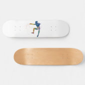 watercolor fencing skateboard (Horizontal)