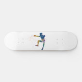 watercolor fencing skateboard (Horizontal)
