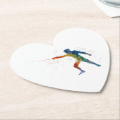 watercolor fencing untersetzer (angewinkelt)