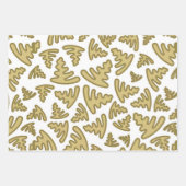 Watercolor Ferien Muster Packung Papierblätter Geschenkpapier Set (Vorderseite 2)