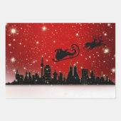 Watercolor Ferien Muster Packung Papierblätter Geschenkpapier Set (Vorderseite 3)