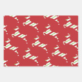 Watercolor Ferien Muster Packung Papierblätter Geschenkpapier Set (Vorderseite 2)