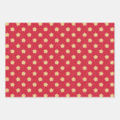 Watercolor Ferien Muster Packung Papierblätter Geschenkpapier Set (Vorderseite 2)