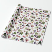Watercolor Figs Gift Wrap Roll Geschenkpapier (Ungerollt)