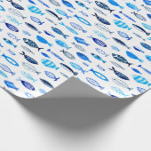 Watercolor fish geschenkpapier (Ecke)