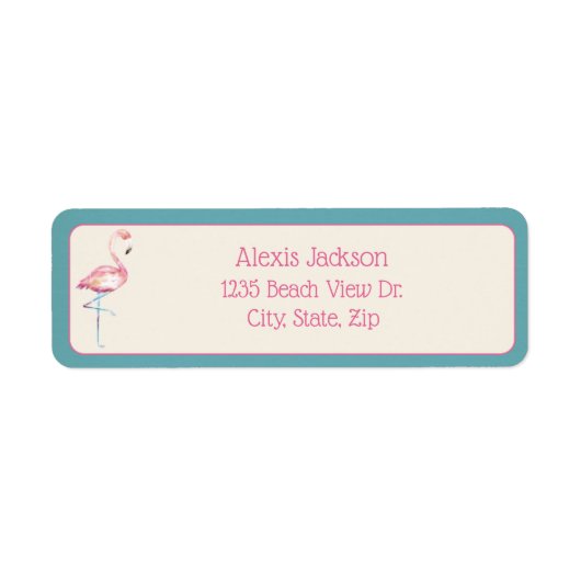 Watercolor Flamingo (Vorne)