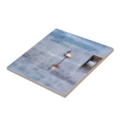 Watercolor Flamingo Fliese (Seite)