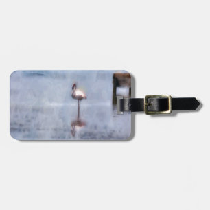 Watercolor Flamingo Gepäckanhänger