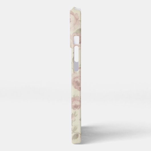 Watercolor Flamingo iPhone Case mit Goldkrone Hülle (Linke Seite)