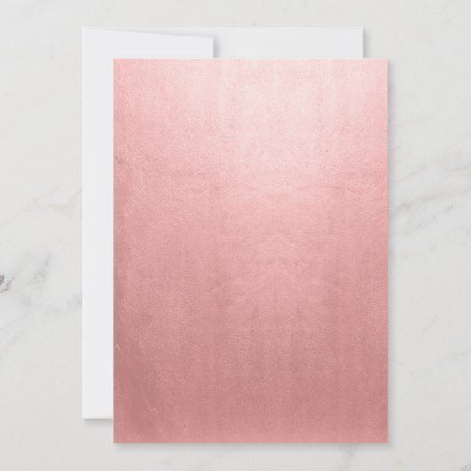 Watercolor Flamingo Kinderdusche Einladung (Rückseite)