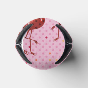 Watercolor Flamingo Muster Dosenkühler