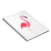 Watercolor Flamingo Notizblock (Rechte Seite)