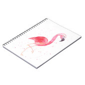 Watercolor Flamingo Notizblock (Linke Seite)