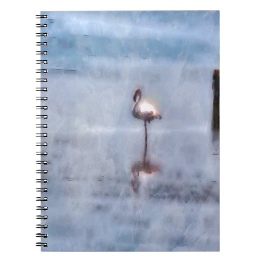 Watercolor Flamingo Notizblock (Vorderseite)