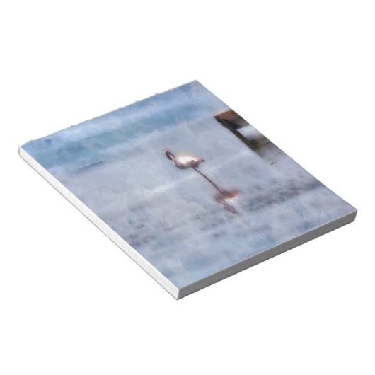 Watercolor Flamingo Notizblock (angewinkelt)