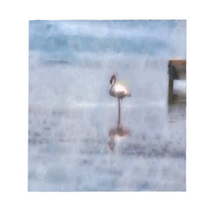 Watercolor Flamingo Notizblock