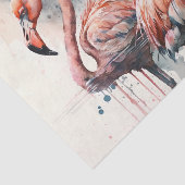 Watercolor Flamingo Pink Seidenpapier (Ausschnitt)