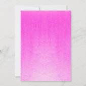 Watercolor Flamingo Retirement Party Einladung (Rückseite)