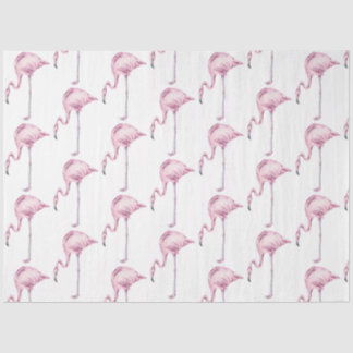 Watercolor Flamingo Series Design 16 Seidenpapier