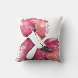 Watercolor Flamingo spendet Lover   Flamingo Lover Kissen