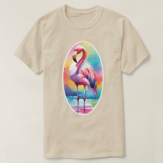 Watercolor Flamingo T-Shirt