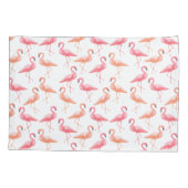 Watercolor Flamingos Kissenbezug (Rückseite)