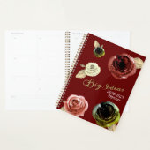 Watercolor Floral Big Ideas Gold & Burgund 2021 Planer (Anzeige)