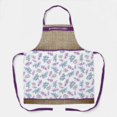 Watercolor Floral Garden Personalized Schürze (Vorderseite)