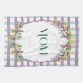Watercolor Floral Mom Personalized Geschirrtuch (Horizontal)