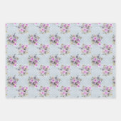 Watercolor Floral Muster Umhüllungspapierblätter Geschenkpapier Set (Vorderseite 2)