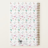 Watercolor Floral Notebook - Pink Notizblock (Rückseite)