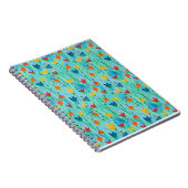 Watercolor Floral Pattern Journal Notizblock (Rechte Seite)