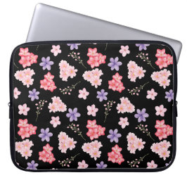 Watercolor Floral Pattern  Laptopschutzhülle
