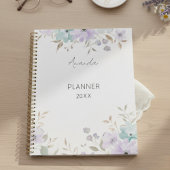 Watercolor Floral Planner Flowers Planer