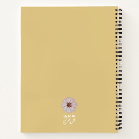 Watercolor Floral Prayer Journal Notizblock (Rückseite)