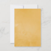 Watercolor Floral Tropical Summer Bat Mitzvah RSVP Karte (Rückseite)