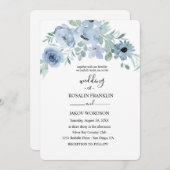watercolor floral wedding einladung (Vorne/Hinten)