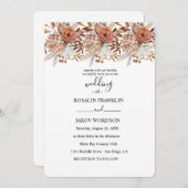 watercolor floral wedding Invitation Einladung (Vorne/Hinten)