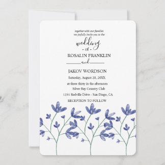 watercolor floral wedding Invitation Einladung