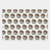 Watercolor Floral Wedding Paper Sheets Geschenkpapier Set (Vorderseite)