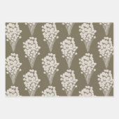 Watercolor Floral Wedding Paper Sheets Geschenkpapier Set (Vorderseite 2)