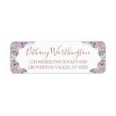 Watercolor Floral Wildflowers Rose Gold (Vorne)