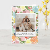 Watercolor Floral with Image Mother's Day Card Karte (Gelbe Blume)