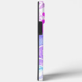 Watercolor Florals helles rosa Skriptname Case-Mate iPhone Hülle (Rückseite / Rechts)